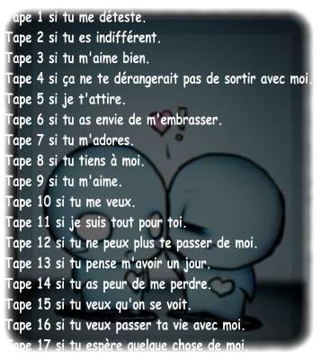 tape s ke tu pences  de  moi....et  di  la verité